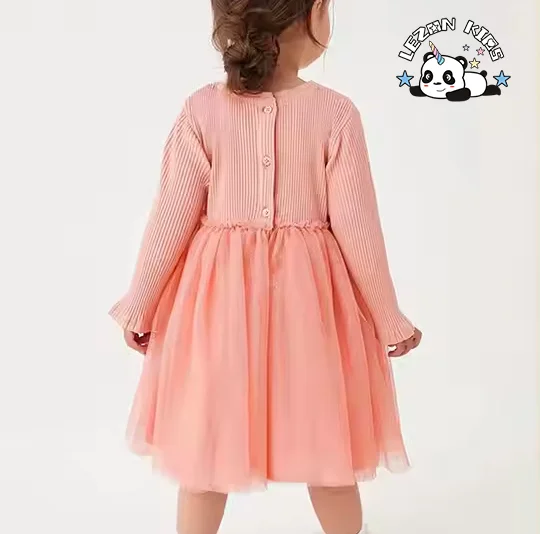 LEZONKIDS - Customization Acceptable Cotton Decoration Unicorn Tulle Frocks Designs Girls Tutu Dress